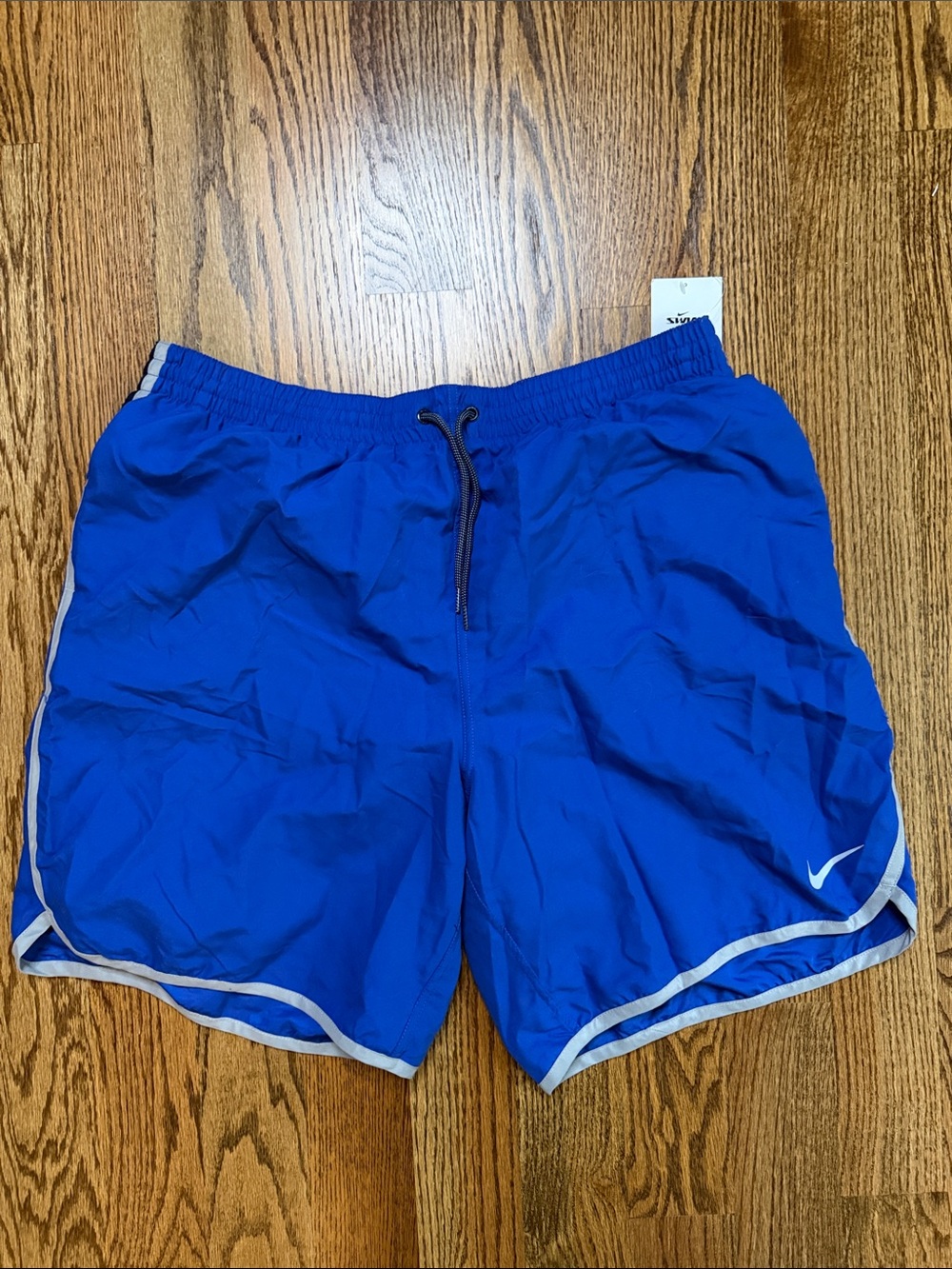 Nike Royal Blue Swim Shorts with Grey Trim